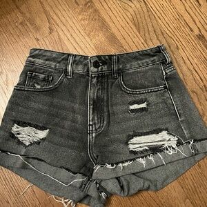 Pacsun Black Jean Shorts Size 25